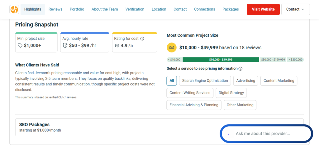 Jeenam link building services