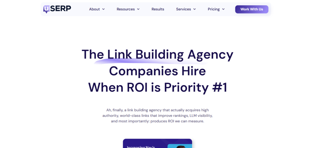 uSerp - Premium Link Building Agency