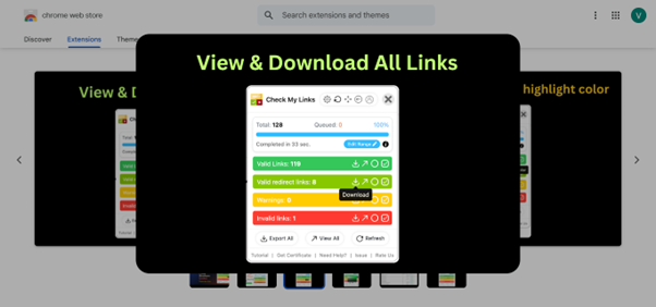 Check My Links — Best for Finding Broken Links