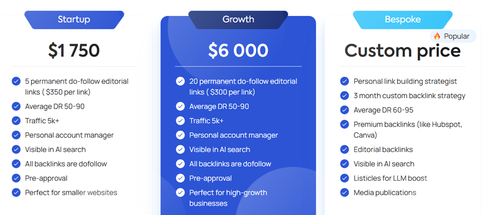 Editorial Link - Pricing 