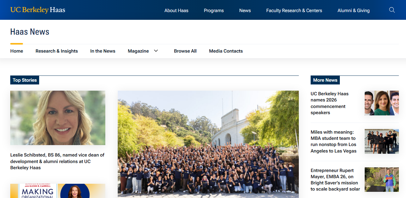 Publish guest content on university blog