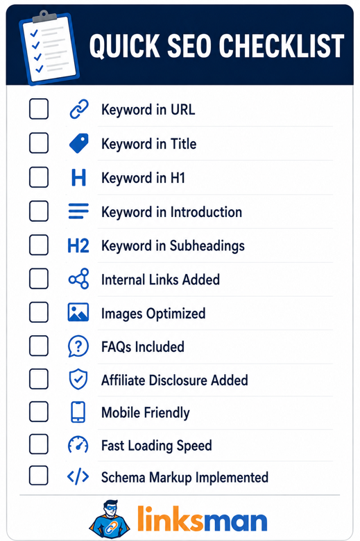 Technical SEO checklist