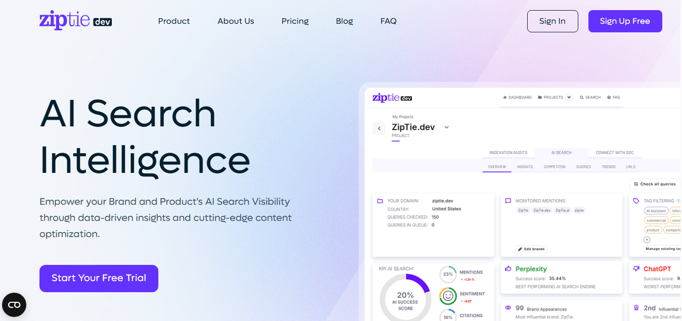 ZipTie - LLM Tracking Tool